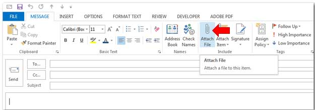 Embedding HTML file into MS Outlook email