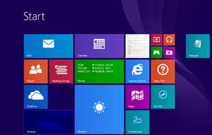 Windows 8 screen