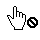 No drop cursor shape